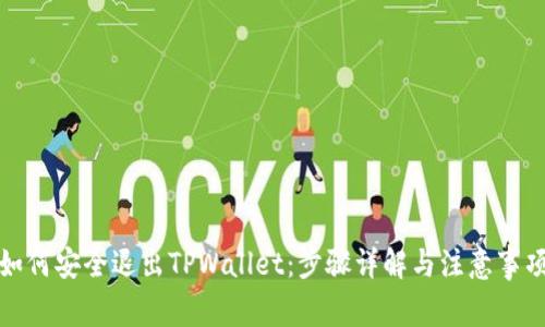 如何安全退出TPWallet：步骤详解与注意事项