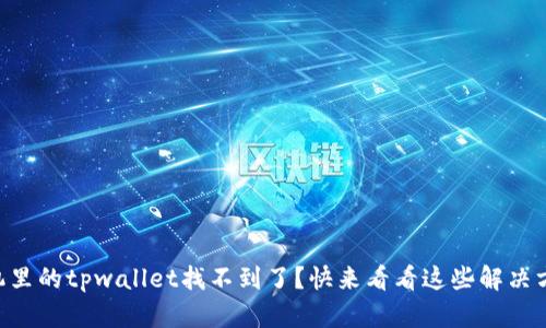 手机里的tpwallet找不到了？快来看看这些解决方案！